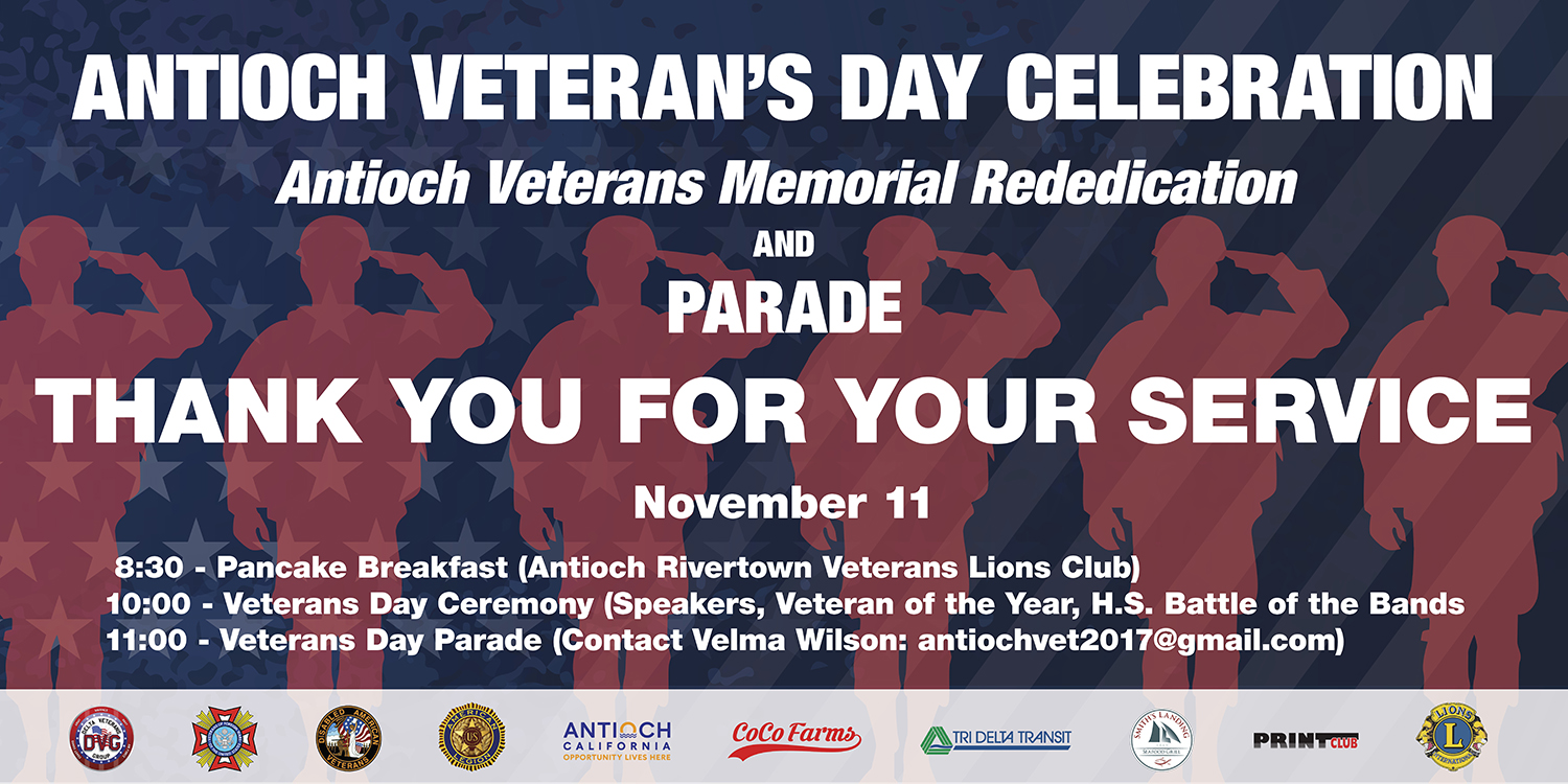 A banner for the DVG Veterans Day 2021 event